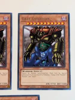 Yugioh - 3x Gate Guardian - MAZE-EN035 - NM - 1st Edition - Rare - Playset, 2024 - Image 5