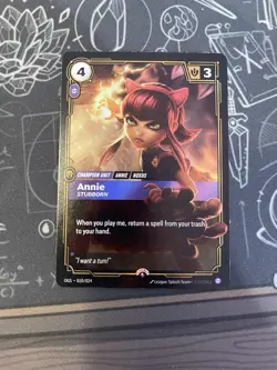 Annie - Stubborn #010/024 Foil - Riftbound Organized Play Promotional Cards NM - Image 1