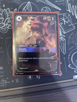 Annie - Stubborn #010/024 Foil - Riftbound Organized Play Promotional Cards NM - Image 2