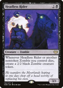 Headless Rider - Innistrad: Crimson Vow (VOW) - NM - Image 1