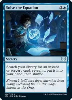 Solve the Equation - Strixhaven: School of Mages - 54 - LP Magic: The Gathering - Image 3