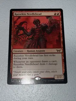 x1 Razorkin Needlehead R MTG Duskmourn: House of Horror M/NM, English - Image 1