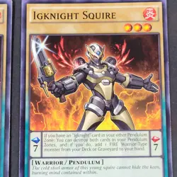 Yugioh TCG - 3x Igknight Squire - CORE-EN026 - NM - 1st Edition - Warrior - 2015 - Image 5