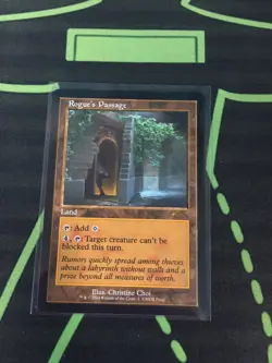 MTG Magic The Gathering Rogue’s Passage Retro Frame Promo Land - Image 1