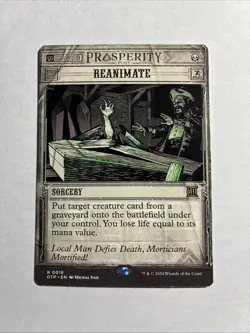 Reanimate - Outlaws of Thunder Junction MTG Plus Bonus Rare!!! - Image 1