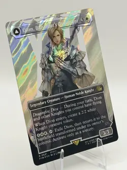 Dion, Bahamut’s Dominant Bahamut, Warden of Light Borderless SURGE FOIL 521 MTG - Image 4