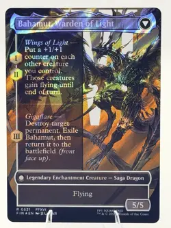 Dion, Bahamut’s Dominant Bahamut, Warden of Light Borderless SURGE FOIL 521 MTG - Image 5