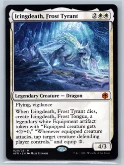 ICINGDEATH, FROST TYRANT 20 ADVENTURES IN THE FORGOTTEN REALMS MTG NM - Image 1
