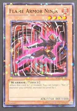 Yugioh TCG - Flame Armor Ninja - SP13-EN015 - LP - Starfoil Rare, Unlimited 2013 - Image 1