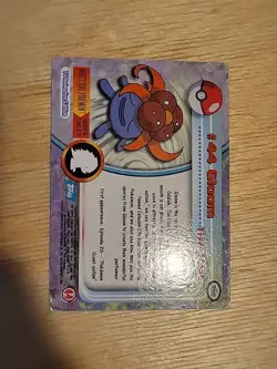 LP! Gloom #44 HOLO FOIL Topps Pokemon Blue Label Series 1 - Image 2
