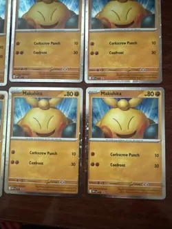 Pokemon TCG Makuhita 068 Promo Holo Foil LOT (7 Cards) Perfect Order - Image 3