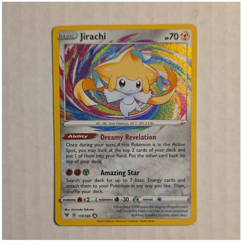 Pokemon Jirachi 119/185 Swsh04 Vivid Voltage Amazing Rare Holo Near Mint - Image 1