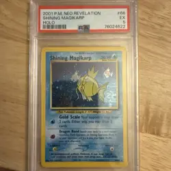 2001 POKEMON NEO REVELATION #66 SHINING MAGIKARP-HOLO PSA 5 - Image 1