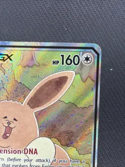 Pokemon Eevee GX TCG Black Star Prom SM233 MP. Front Is Good Please See Pics - Image 3