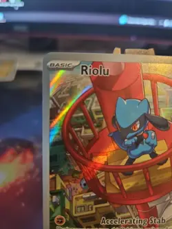 Pokemon TCG Riolu Black Star Promo Mega Evolutions Illustration NM - Image 2