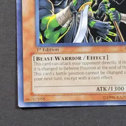 Yugioh TCG- Goblin Black Ops - GLAS-EN030 - NM - 1st Ed - Rare - Warrior - 2007 - Image 3