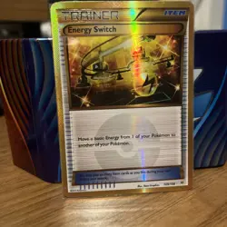Pokemon Energy Switch Secret Rare Roaring Skies Holo 109/108 - Image 1