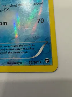 Pokemon TCG Suicune #20/101 Rare Reverse Holo Black &White Plasma Blast LP HP100 - Image 4
