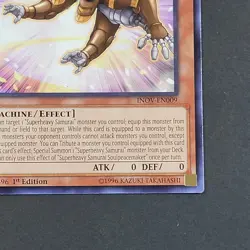 Yugioh TCG - Superheavy Samurai Soulpeacemaker - INOV-EN009 - 1st NM - Rare 2016 - Image 4