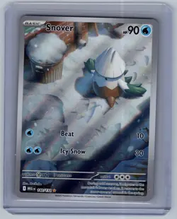 Snover 140/132 Illustration Rare Mega Evolution Pokemon Near Mint - Image 1