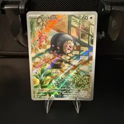 Pokemon Lechonk 209/197 SV03: Obsidian Flames Holo Illustration Rare Basic 60 HP - Image 1