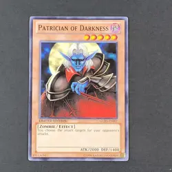 Yugioh TCG - Patrician of Darkness - GLD5-EN002 - Limited Ed NM/LP Common, 2009 - Image 2
