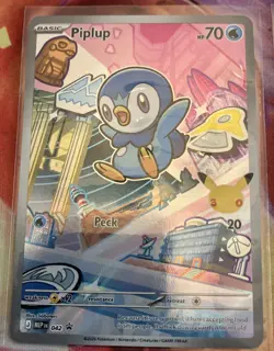 Pokemon First Partner Illustration Rare Turtwig Chimchar Piplup 30th Anniversary - Image 2