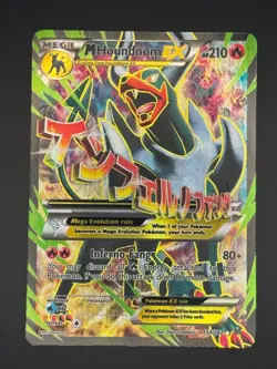 Mega Houndoom EX 154/162 XY Breakthrough NM Pokemon From pack to sleeve - Image 1