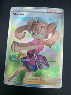 Shauna 263/264 Full Art Supporter Pokemon SWSH Fusion Strike NM 2021 - Image 1