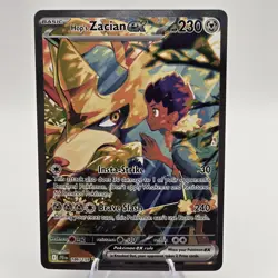 Pokemon Hop's Zacian ex 186/159 Sv09 Special Illustration Rare Full Art Holo - Image 1