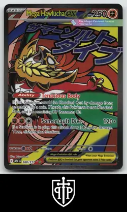 Pokemon - Mega Hawlucha ex 268/217 Ascended Heroes - Mega Attack Rare - NM - Image 1