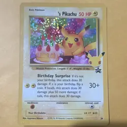 Pokemon ______'s Pikachu Promo Holo 24/53 Celebrations Promo English - Image 1