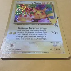 Pokemon ______'s Pikachu Promo Holo 24/53 Celebrations Promo English - Image 2