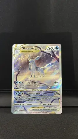 Pokemon 2023 SWSH Crown Zenith Glaceon VSTAR Galarian Gallery #GG40/GG70 - Image 1