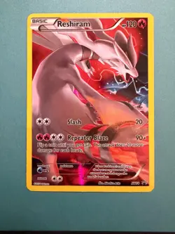Pokemon TCG Reshiram Full Art Promo Black Star 2015 XY74 LP - Image 1