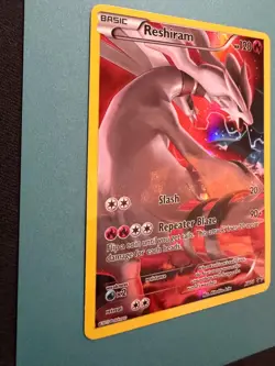 Pokemon TCG Reshiram Full Art Promo Black Star 2015 XY74 LP - Image 3