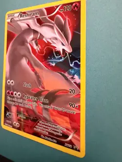 Pokemon TCG Reshiram Full Art Promo Black Star 2015 XY74 LP - Image 4
