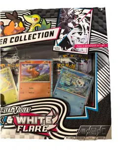 Pokemon TCG Scarlet & Violet Black Bolt Whilte Flair Unova Poster Collection Box - Image 3