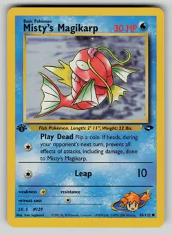 Misty's Magikarp 88/132 Gym Challenge 1st Edition Pokemon LP - Image 1