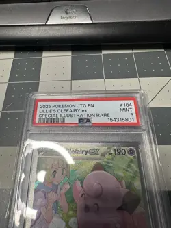 2025 Pokemon Journey Together Lillie's Clefairy 184 PSA 9 MINT - Image 2