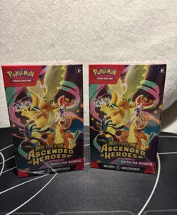 Pokemon TCG Mega Evolution Ascended Heroes Booster Bundles x2 SEALED - Image 1