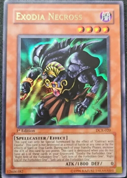 Exodia Necross (DCR-020) - 1st Edition Ultra Rare - Yugioh *FREE SHIPPING - Image 1