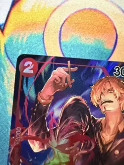 One Piece Card Game CCG TCG Pre-Errata Sanji OP01-013 Rare Alternate Art - Image 5