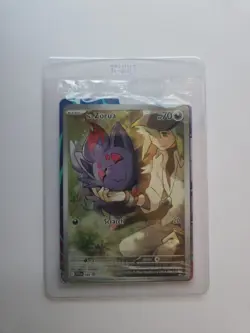 Pokemon N's Zorua 189 SV Scarlet Violet Promo Card Black Star Promo NEW SEALED - Image 1