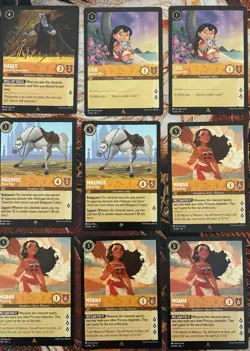 Disney Lorcana The First Chapter 707 Near Complete Play Set 4 x Each Collection - Image 3