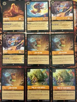 Disney Lorcana The First Chapter 707 Near Complete Play Set 4 x Each Collection - Image 4