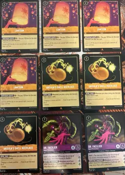 Disney Lorcana The First Chapter 707 Near Complete Play Set 4 x Each Collection - Image 5