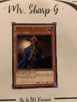 SWORDSMAN FROM A DISTANT LAND - LVAL-EN091 ENGLISH Yu-Gi-Oh! CARD COMMON 2014 - Image 2