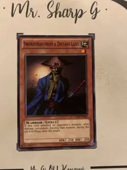 SWORDSMAN FROM A DISTANT LAND - LVAL-EN091 ENGLISH Yu-Gi-Oh! CARD COMMON 2014 - Image 3
