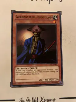 SWORDSMAN FROM A DISTANT LAND - LVAL-EN091 ENGLISH Yu-Gi-Oh! CARD COMMON 2014 - Image 4